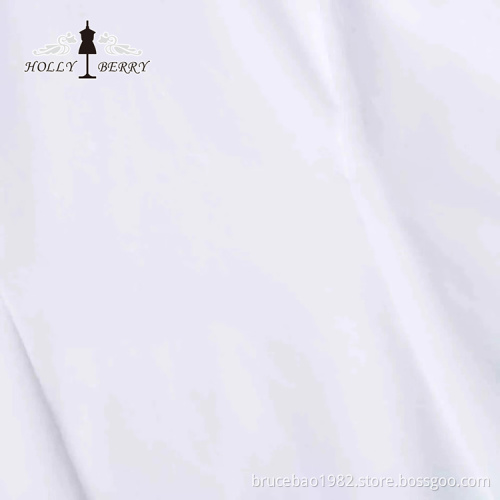 New Fashionable White Basic Model Stylish Blouses Top